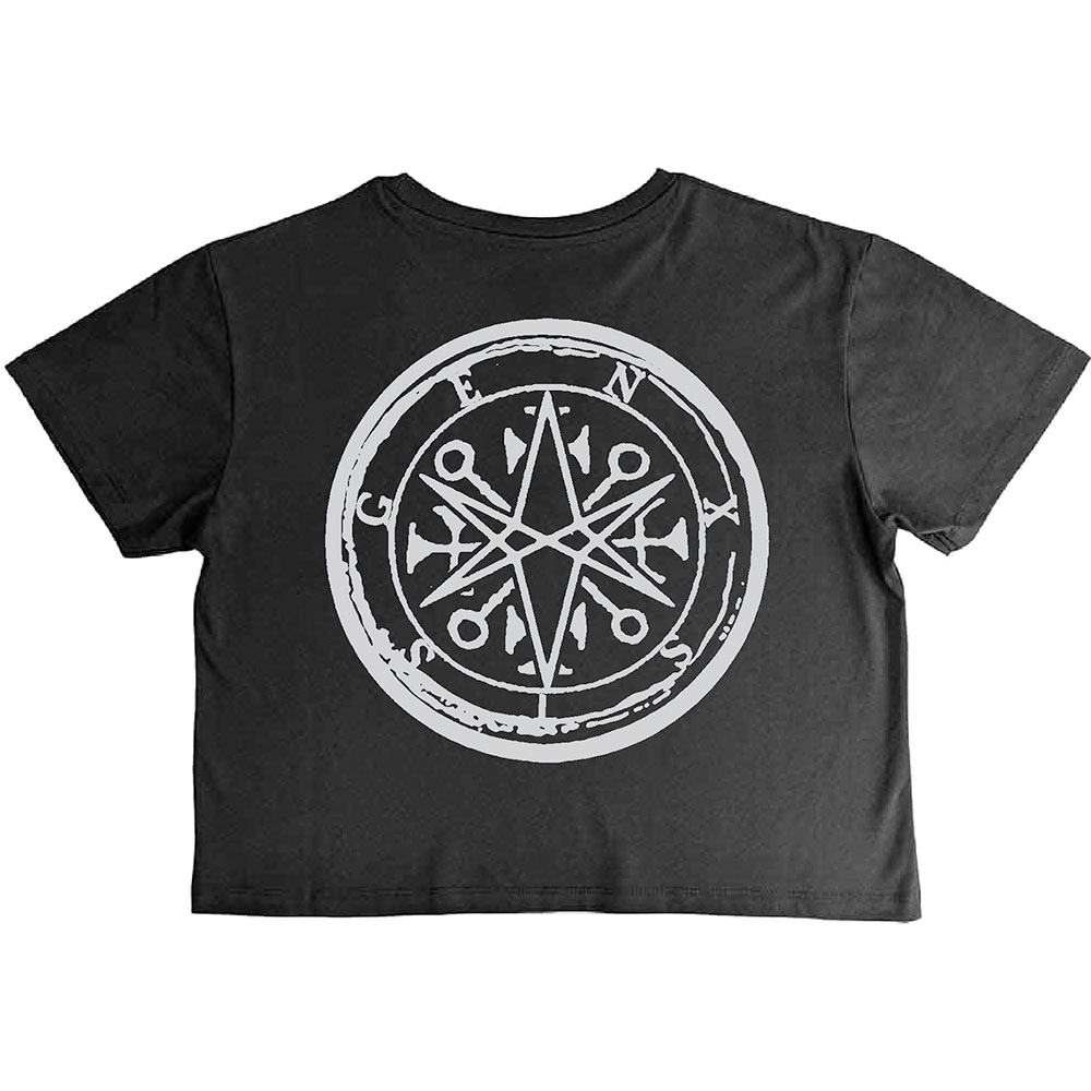 Bring Me The Horizon - Metal Logo Genxsis Crop top - Black